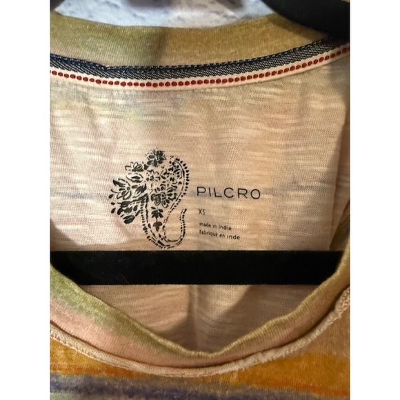 Pilcro Anthropology Tank Top Striped Sleeveless twist Back Top sz XS 1617 - Picture 2 of 8